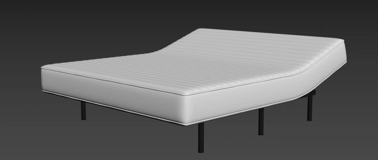 Adjustable Bed Mattress 3D Transformable Cutting Foam Mattress Cool Gel Infused & Bamboo Charcoal Memory Foam Mattress