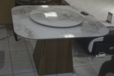 Spin Dining Table with Built-in Induction Cooker