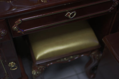 Vintage Dressing Table with Stool