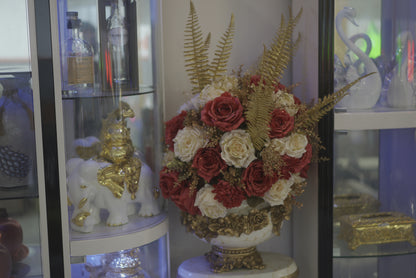 Golden Flowers Ivory Style Set