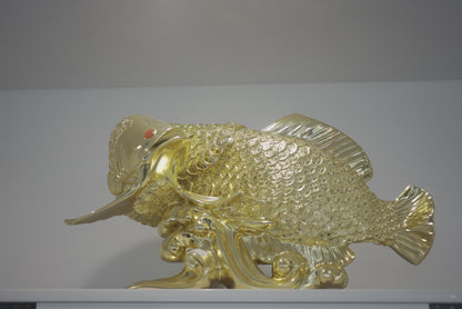 Golden Fish Home Decor Table Decor