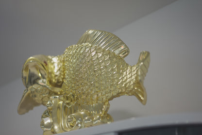 Golden Fish Home Decor Table Decor