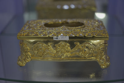 Golden Tissue Box