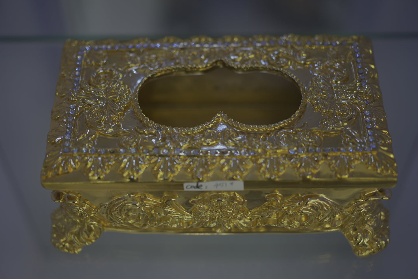 Golden Tissue Box