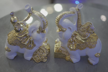 Golden Elephant with Treasure