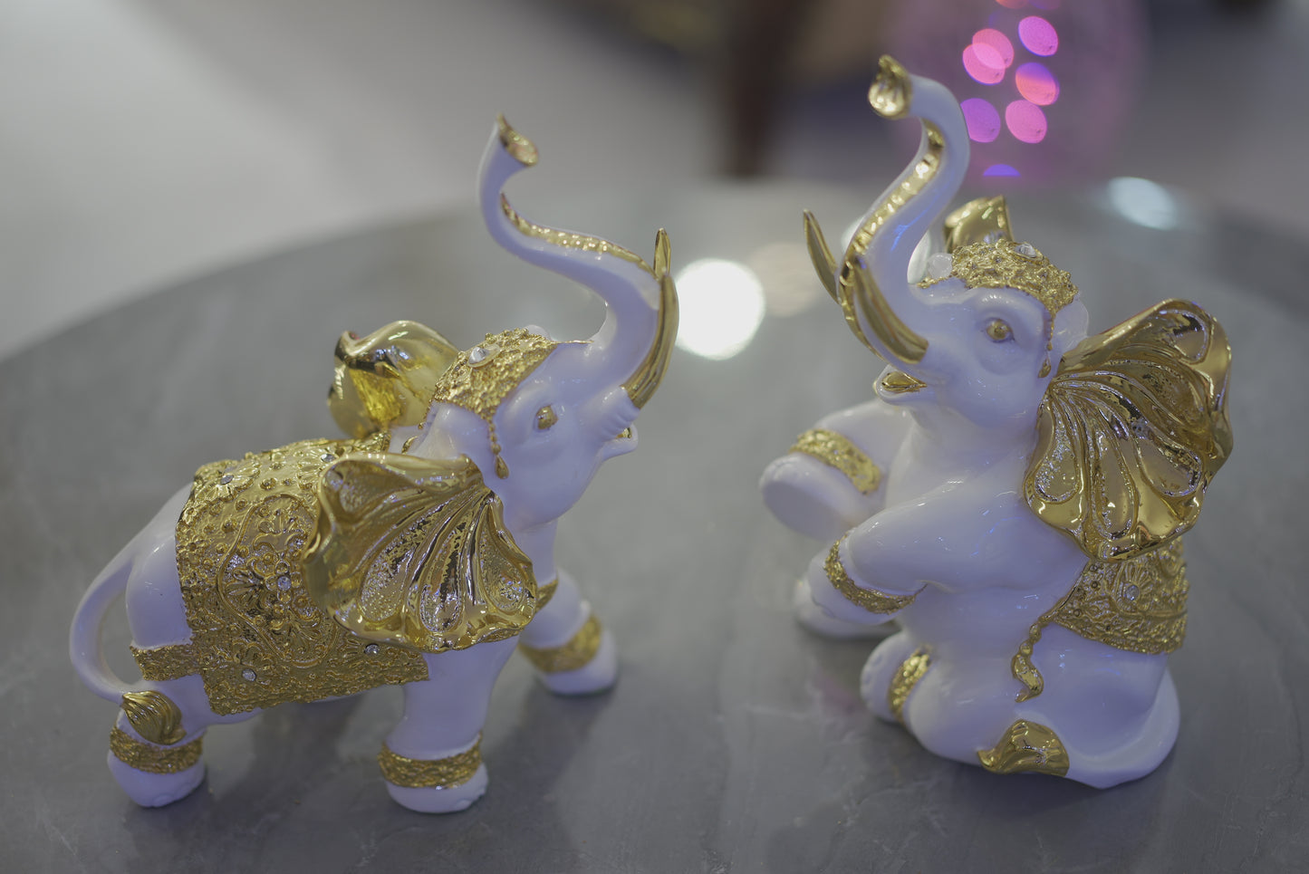 Golden Elephant with Treasure