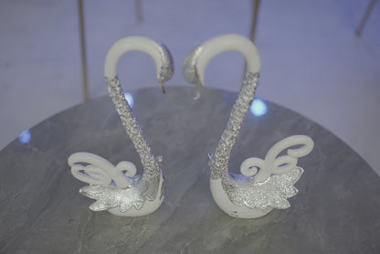 Sliver Swan Decor