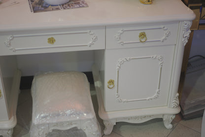 Vintage Dressing Table with Stool