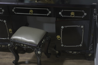 Vintage Dressing Table with Stool