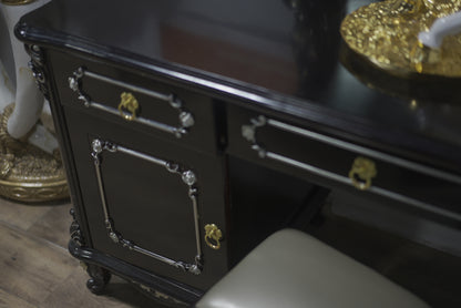 Vintage Dressing Table with Stool