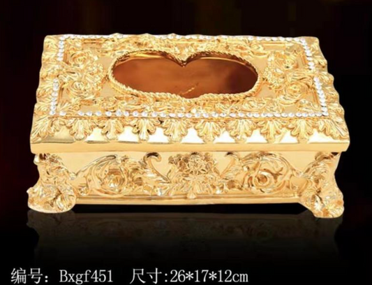 Golden Tissue Box