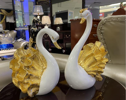 Multiple Color Swan Decor