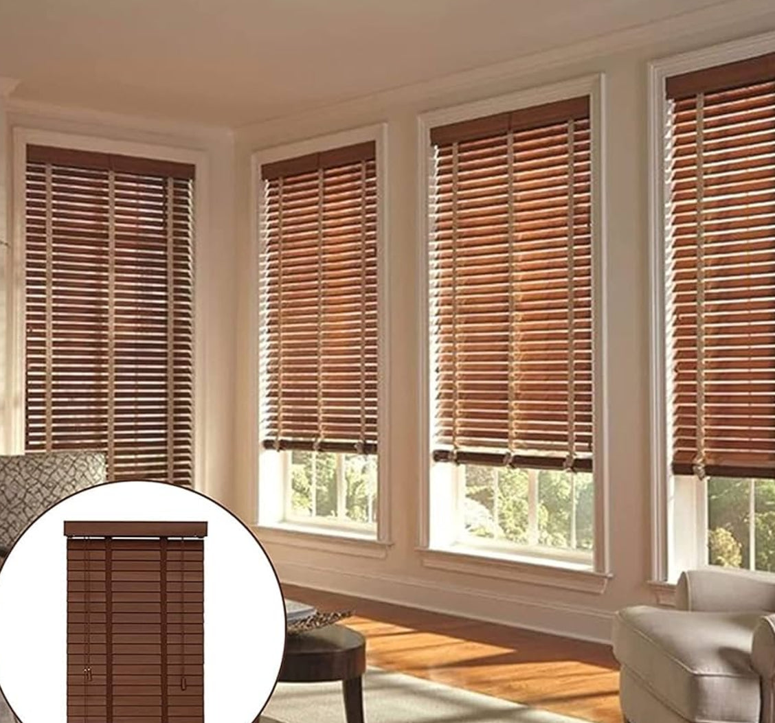 Venetian Blinds (Wooden) (Free Track Free Installation)