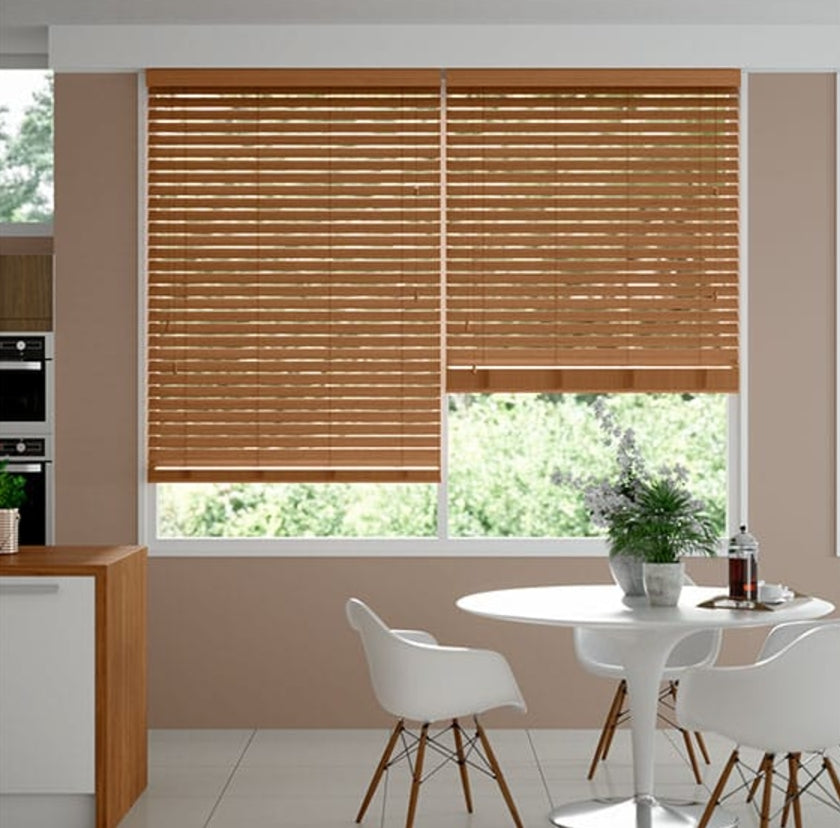 Venetian Blinds (Wooden) (Free Track Free Installation)