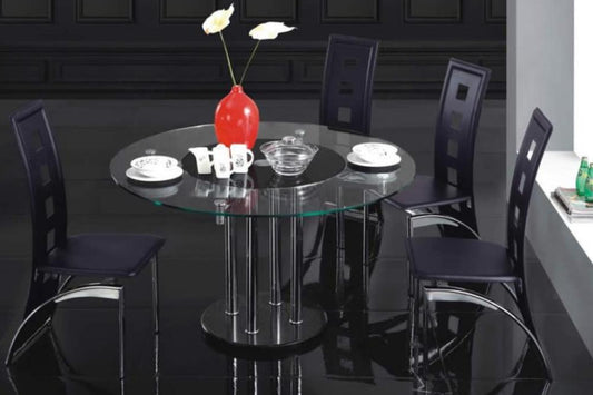 Clear Glass Dinning Table