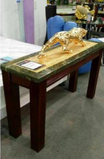 Mix Color Stone Pattern Hall Table