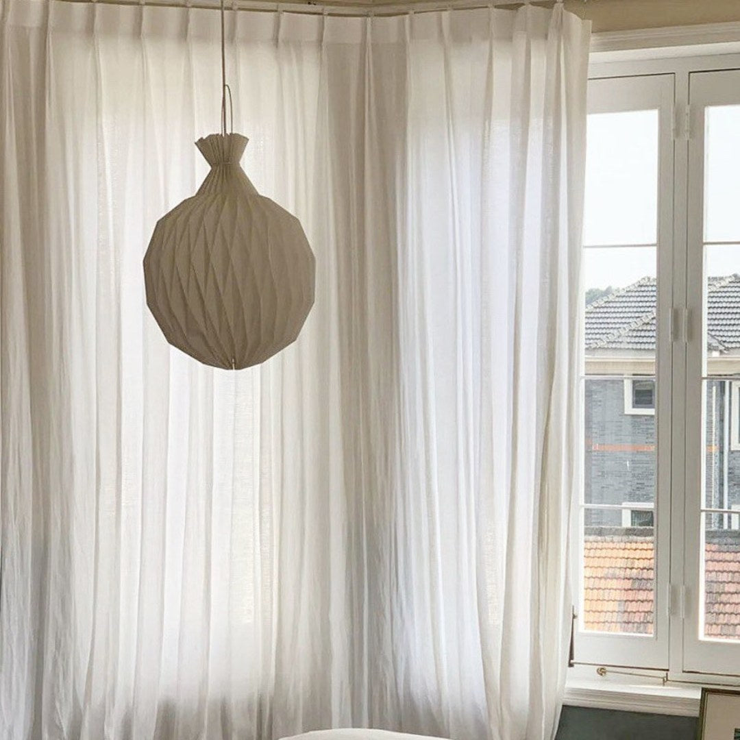 Curtain Sheer Premium X28 Sheer Extra Thick for Privacy (Free Track Free Installation)